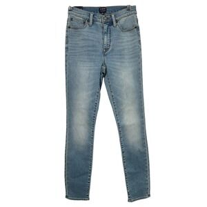 J.CREW High-Rise Skinny Jeans Stretch Denim Medium Blue Jeans Women's 25/0 NWT
